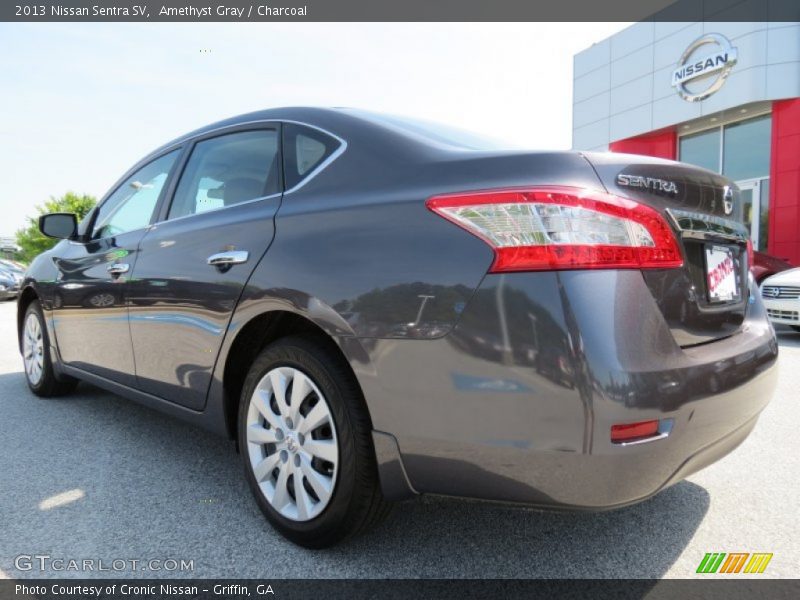 Amethyst Gray / Charcoal 2013 Nissan Sentra SV