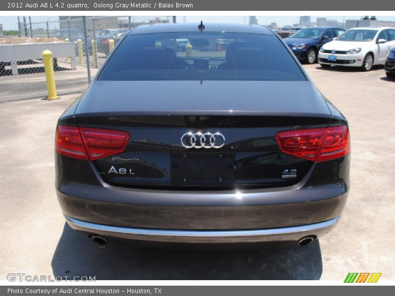 Oolong Gray Metallic / Balao Brown 2012 Audi A8 L 4.2 quattro