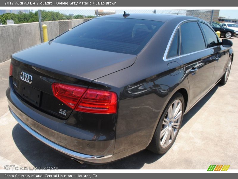 Oolong Gray Metallic / Balao Brown 2012 Audi A8 L 4.2 quattro