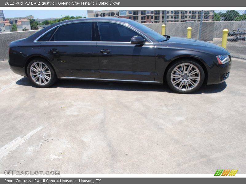 Oolong Gray Metallic / Balao Brown 2012 Audi A8 L 4.2 quattro