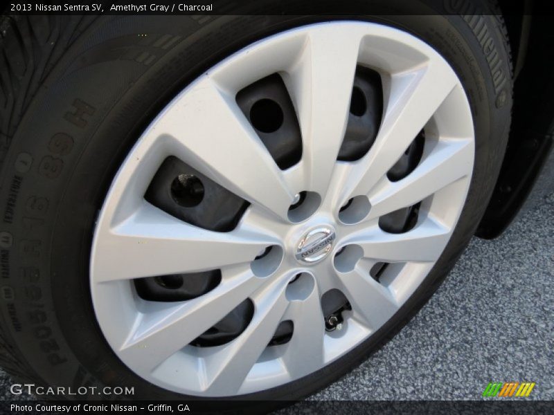 Amethyst Gray / Charcoal 2013 Nissan Sentra SV