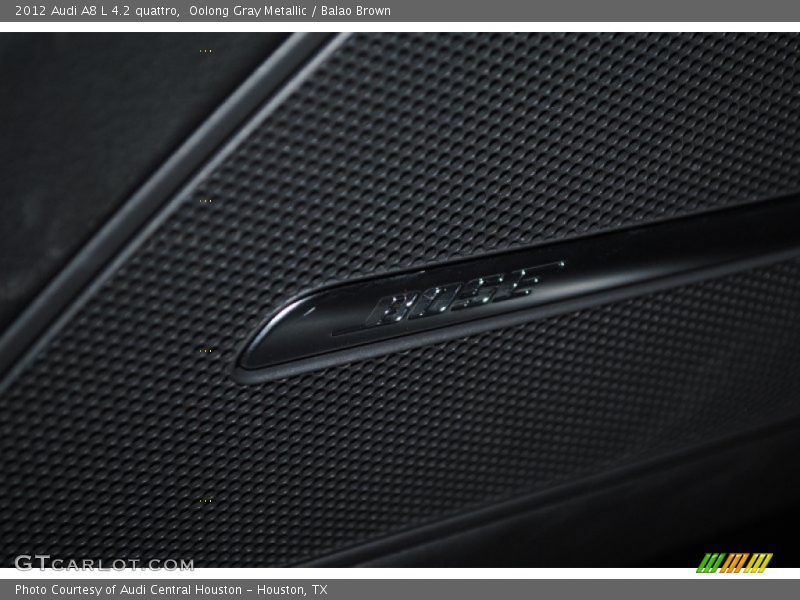 Oolong Gray Metallic / Balao Brown 2012 Audi A8 L 4.2 quattro