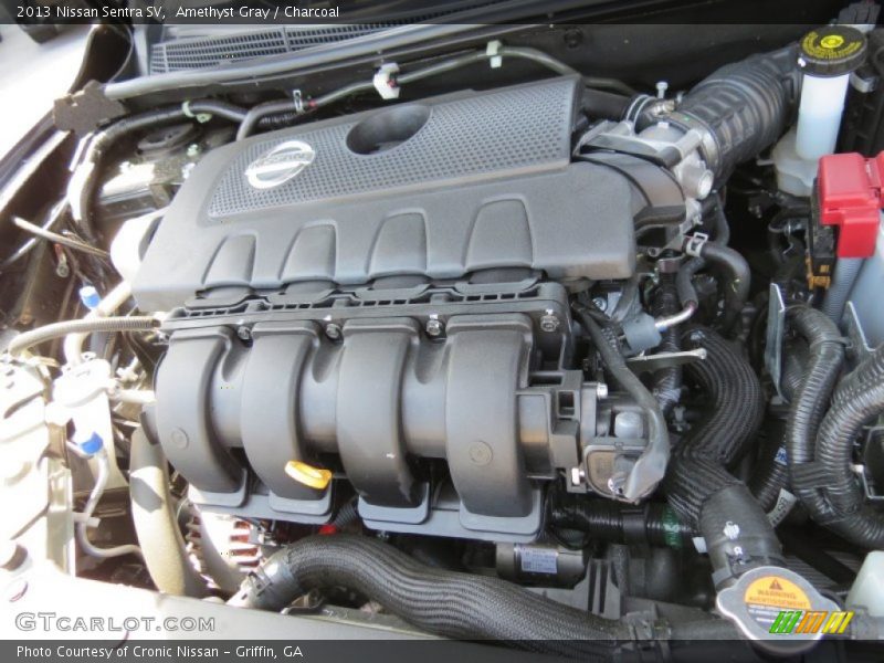 Amethyst Gray / Charcoal 2013 Nissan Sentra SV