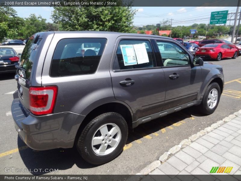 Tungsten Grey Metallic / Stone 2008 Ford Escape Limited 4WD