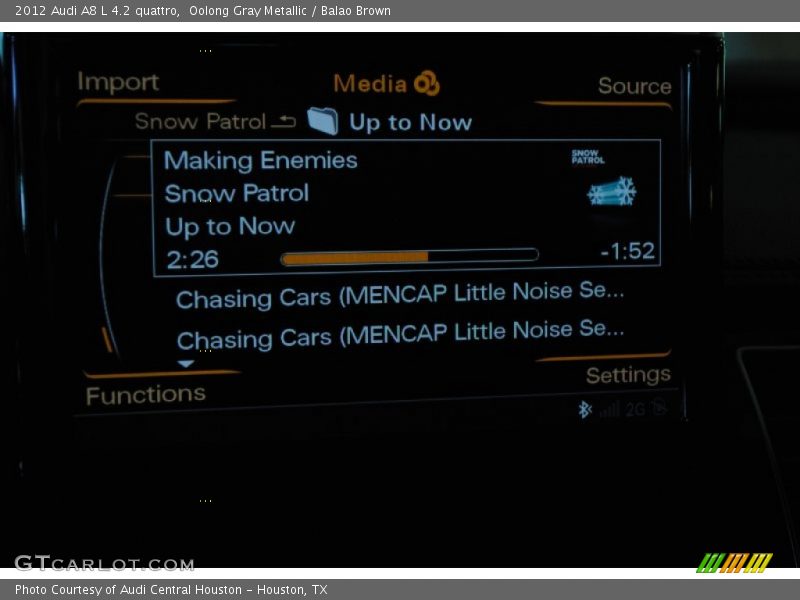 Oolong Gray Metallic / Balao Brown 2012 Audi A8 L 4.2 quattro
