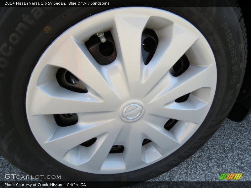 Blue Onyx / Sandstone 2014 Nissan Versa 1.6 SV Sedan