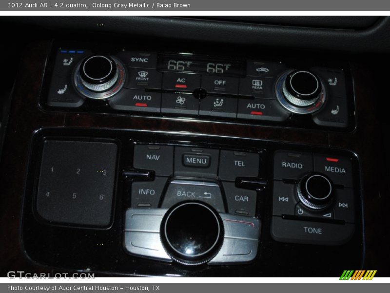 Oolong Gray Metallic / Balao Brown 2012 Audi A8 L 4.2 quattro