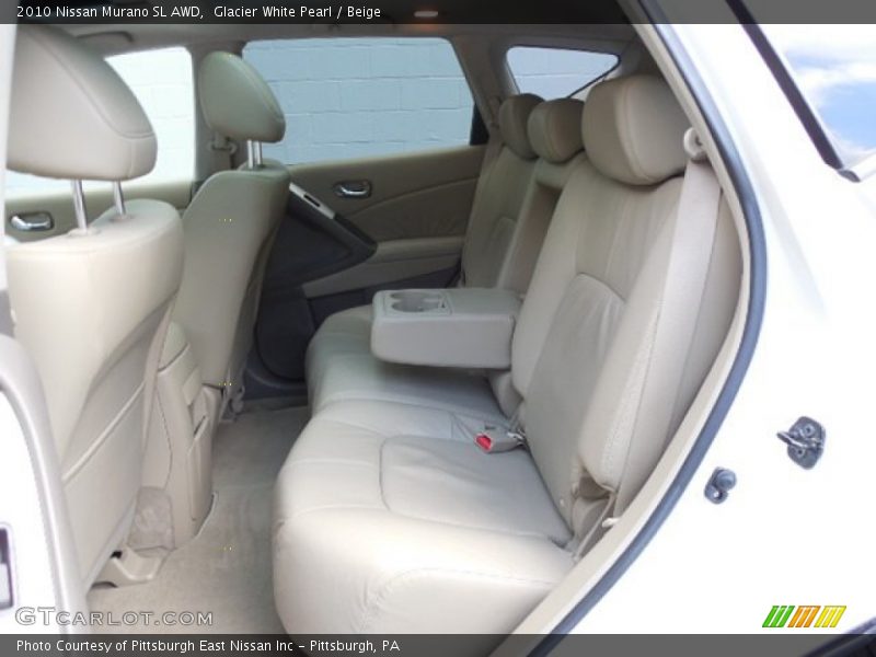Glacier White Pearl / Beige 2010 Nissan Murano SL AWD
