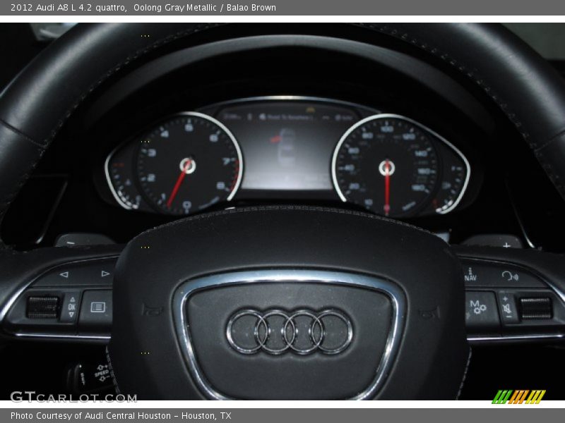 Oolong Gray Metallic / Balao Brown 2012 Audi A8 L 4.2 quattro