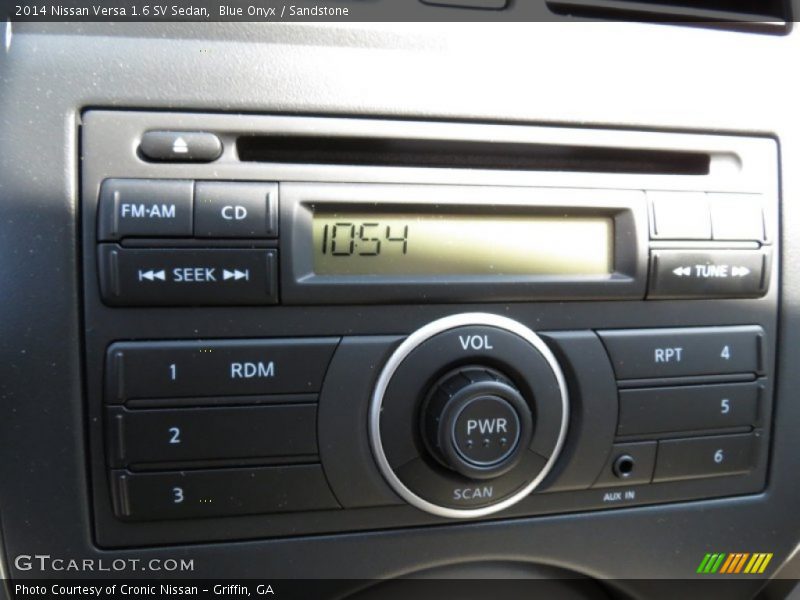 Blue Onyx / Sandstone 2014 Nissan Versa 1.6 SV Sedan