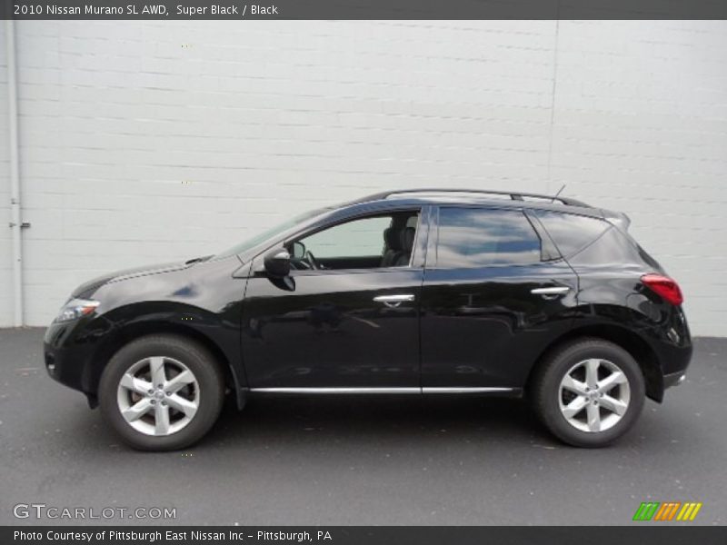 Super Black / Black 2010 Nissan Murano SL AWD