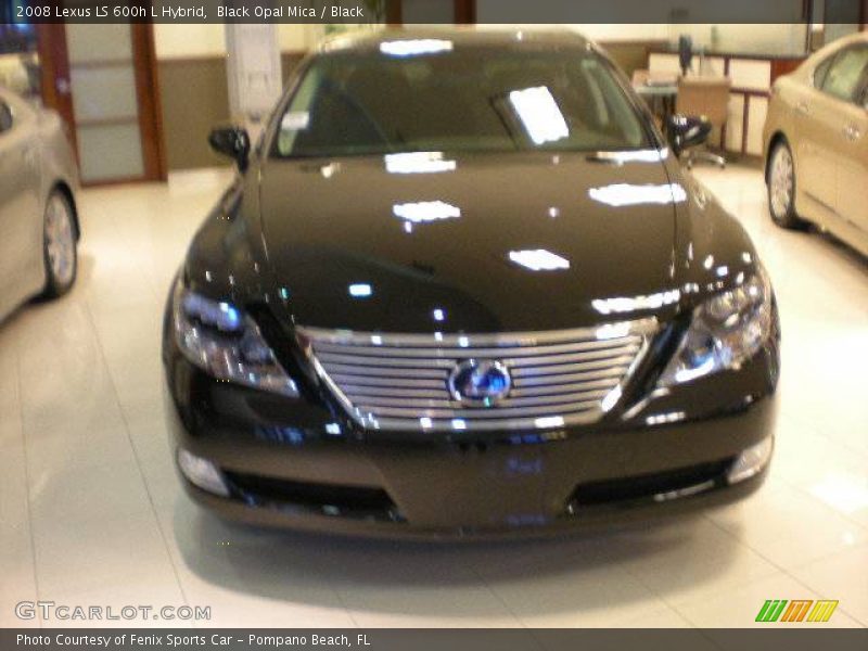 Black Opal Mica / Black 2008 Lexus LS 600h L Hybrid
