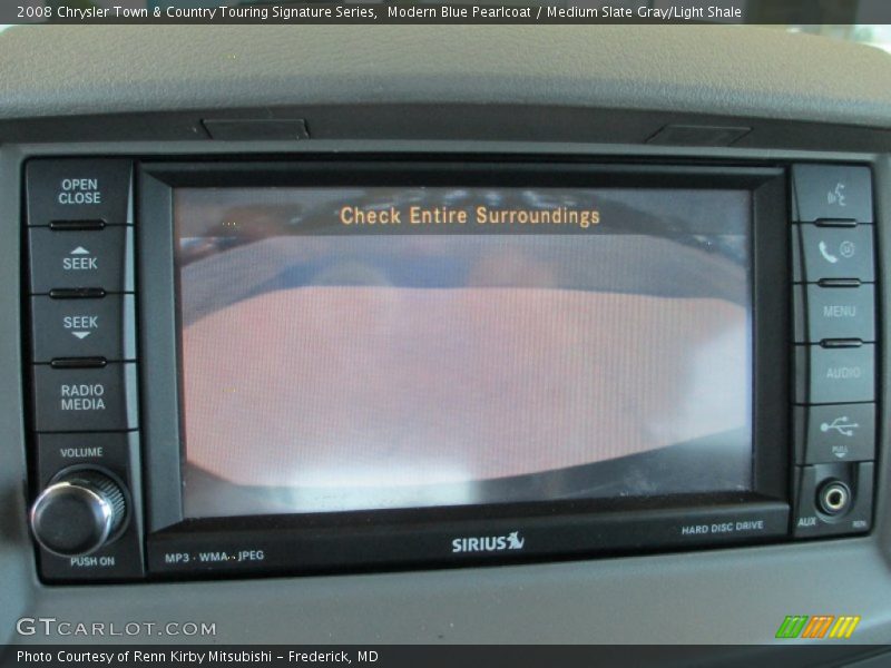 Modern Blue Pearlcoat / Medium Slate Gray/Light Shale 2008 Chrysler Town & Country Touring Signature Series