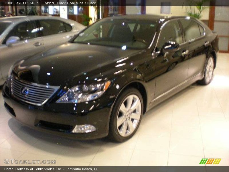 Black Opal Mica / Black 2008 Lexus LS 600h L Hybrid