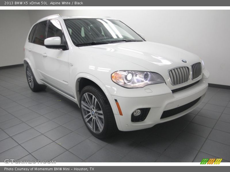 Alpine White / Black 2013 BMW X5 xDrive 50i