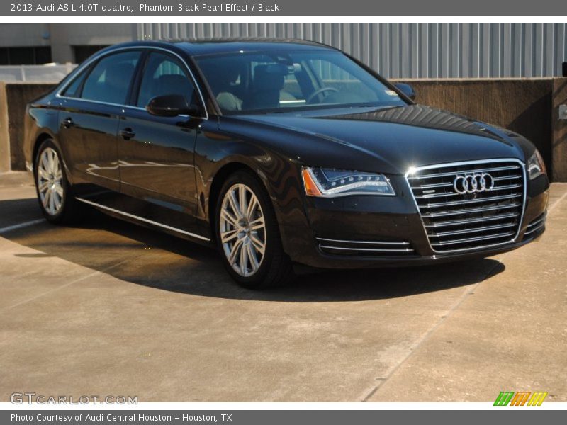 Phantom Black Pearl Effect / Black 2013 Audi A8 L 4.0T quattro