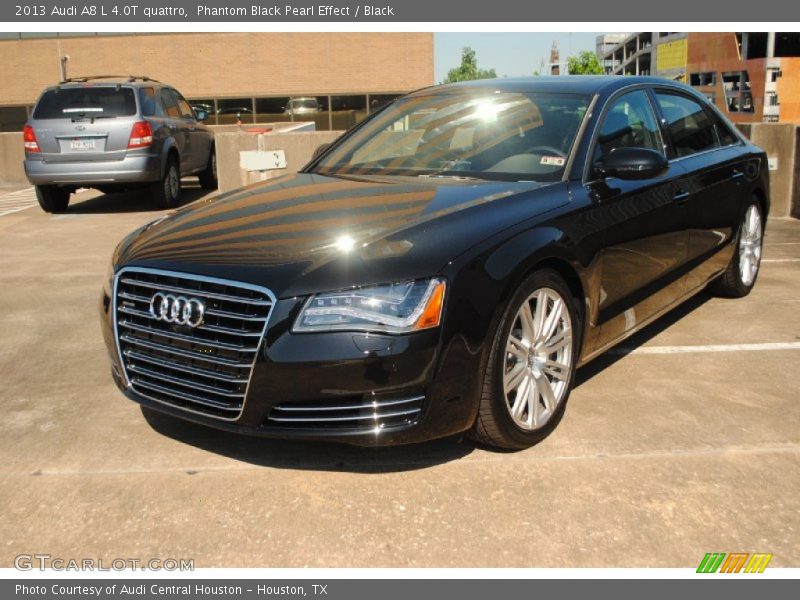 Phantom Black Pearl Effect / Black 2013 Audi A8 L 4.0T quattro