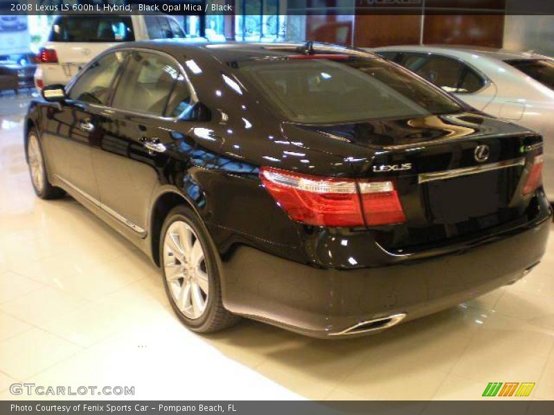 Black Opal Mica / Black 2008 Lexus LS 600h L Hybrid