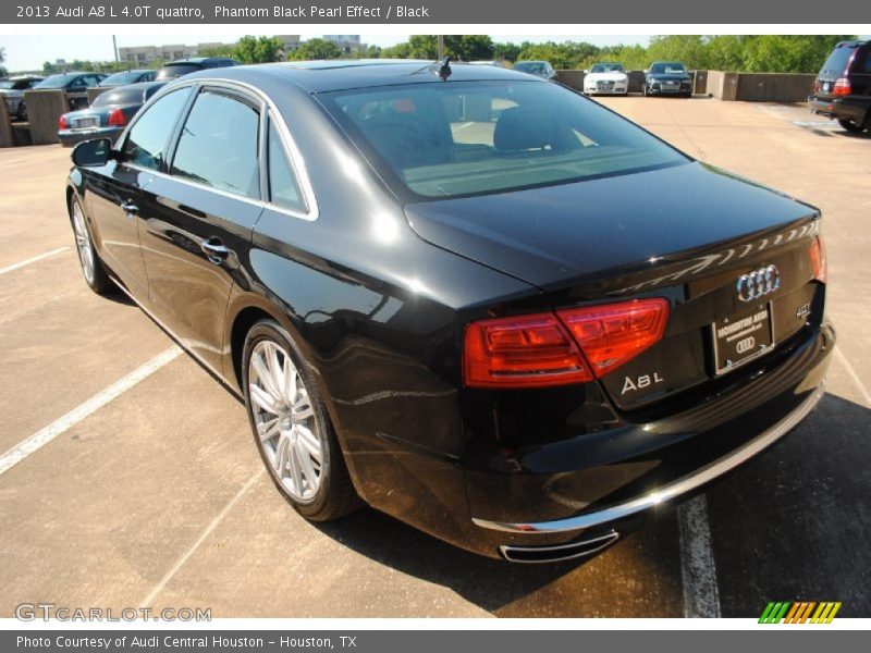 Phantom Black Pearl Effect / Black 2013 Audi A8 L 4.0T quattro