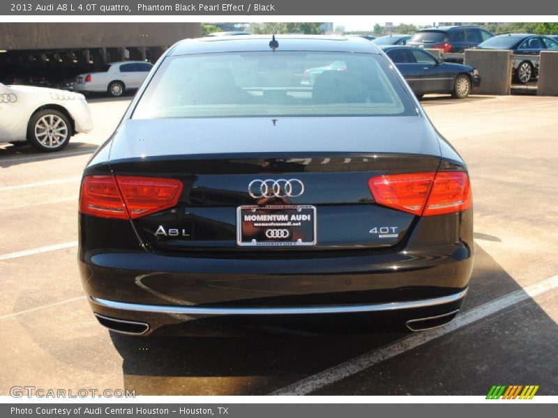 Phantom Black Pearl Effect / Black 2013 Audi A8 L 4.0T quattro
