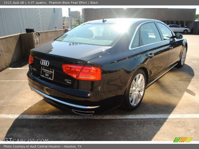 Phantom Black Pearl Effect / Black 2013 Audi A8 L 4.0T quattro