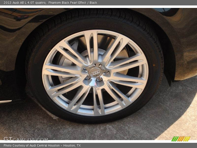 Phantom Black Pearl Effect / Black 2013 Audi A8 L 4.0T quattro