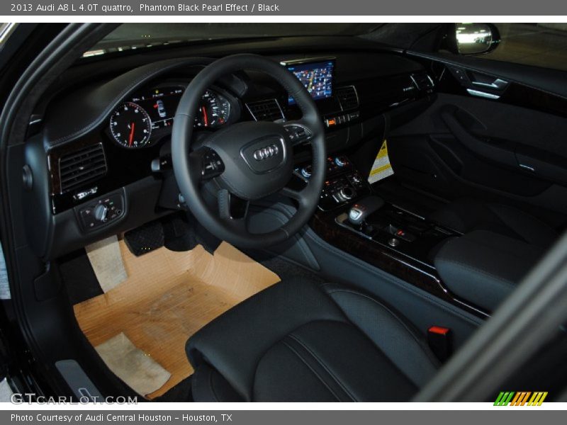 Phantom Black Pearl Effect / Black 2013 Audi A8 L 4.0T quattro
