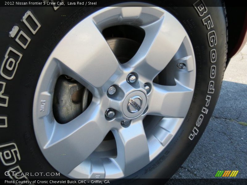 Lava Red / Steel 2012 Nissan Frontier S Crew Cab