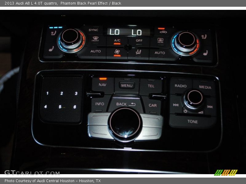 Phantom Black Pearl Effect / Black 2013 Audi A8 L 4.0T quattro