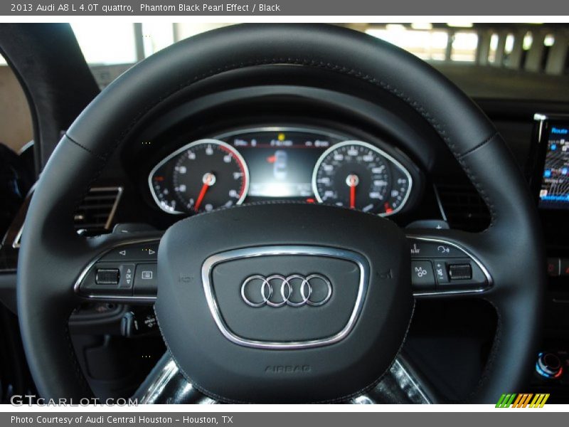 Phantom Black Pearl Effect / Black 2013 Audi A8 L 4.0T quattro