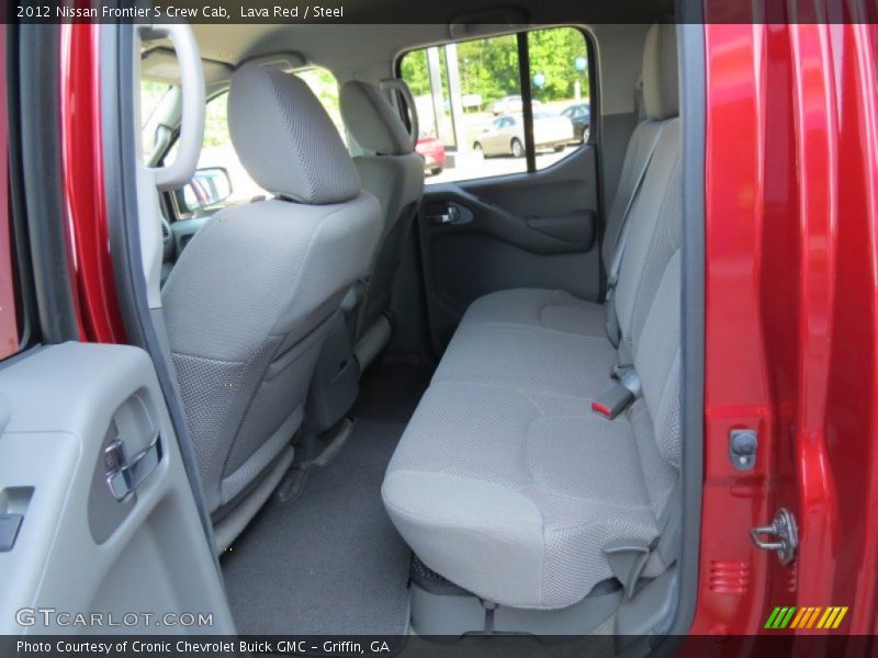 Lava Red / Steel 2012 Nissan Frontier S Crew Cab