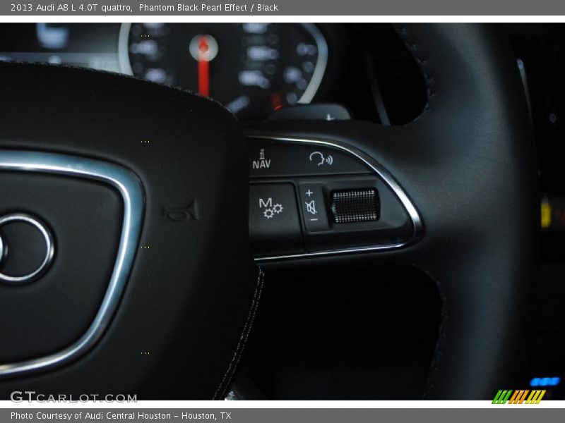 Phantom Black Pearl Effect / Black 2013 Audi A8 L 4.0T quattro