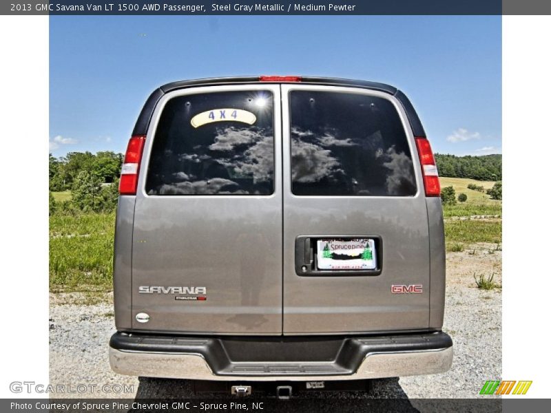Steel Gray Metallic / Medium Pewter 2013 GMC Savana Van LT 1500 AWD Passenger