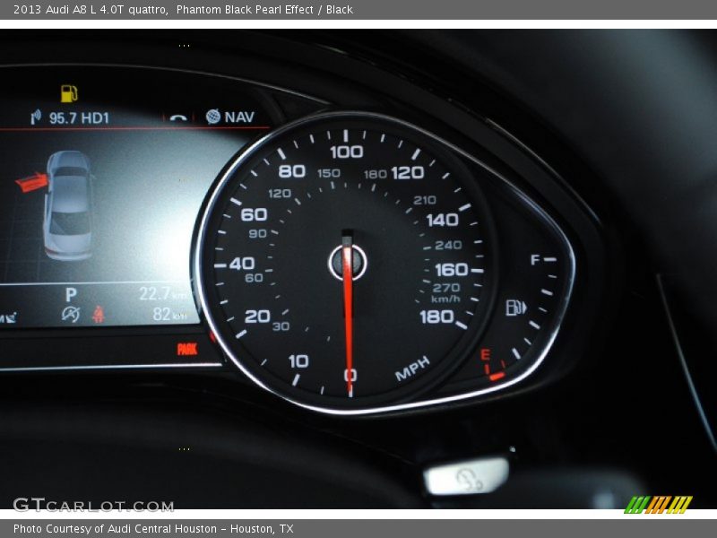 Phantom Black Pearl Effect / Black 2013 Audi A8 L 4.0T quattro