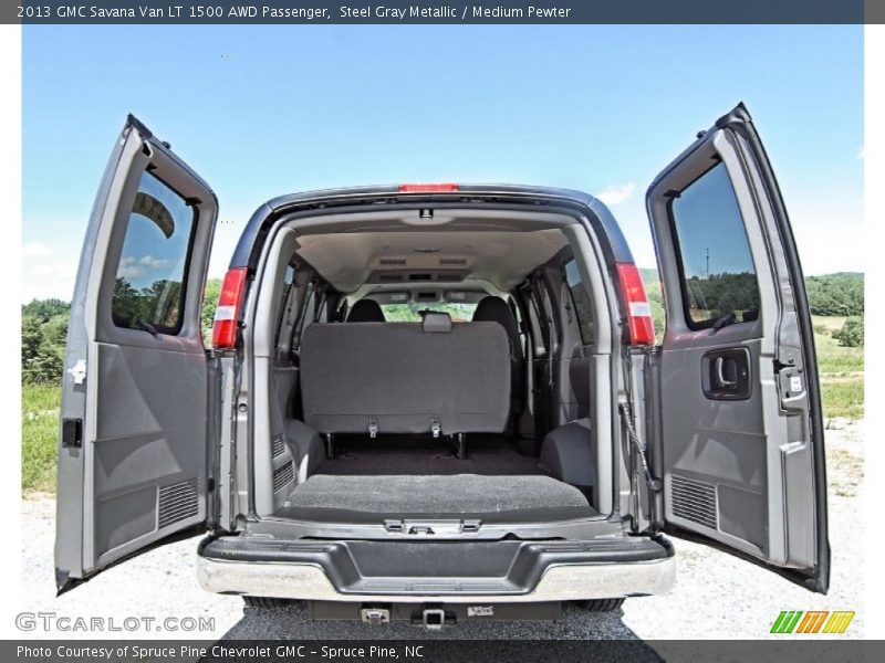 Steel Gray Metallic / Medium Pewter 2013 GMC Savana Van LT 1500 AWD Passenger