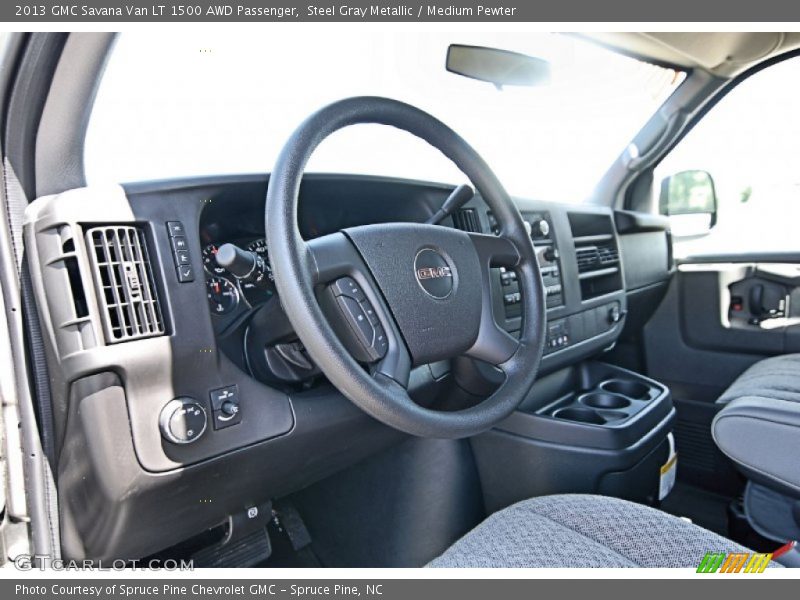  2013 Savana Van LT 1500 AWD Passenger Medium Pewter Interior