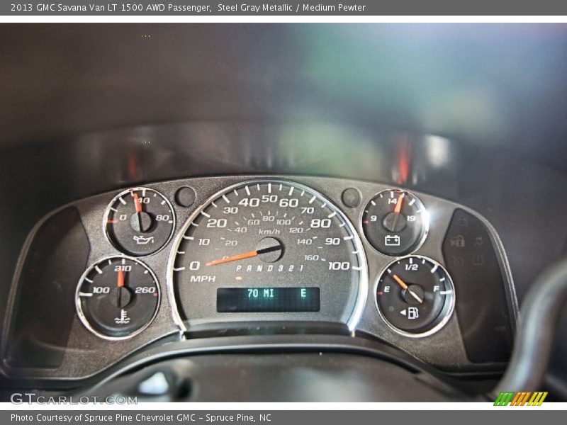  2013 Savana Van LT 1500 AWD Passenger LT 1500 AWD Passenger Gauges