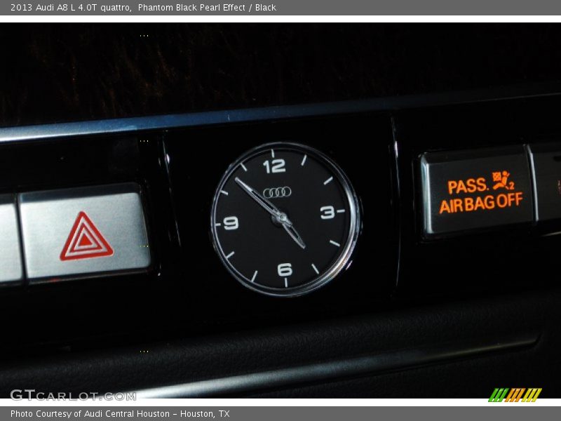 Phantom Black Pearl Effect / Black 2013 Audi A8 L 4.0T quattro