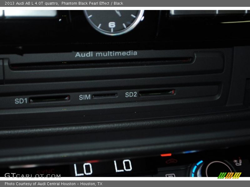 Phantom Black Pearl Effect / Black 2013 Audi A8 L 4.0T quattro