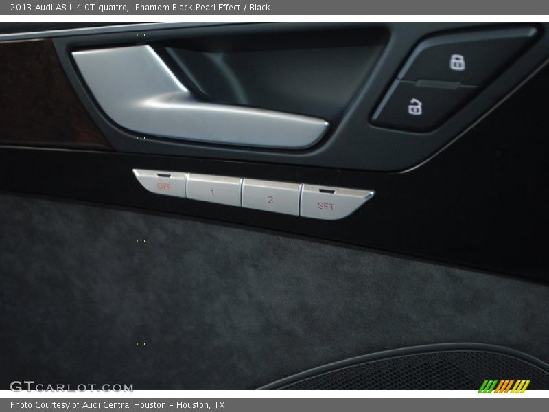 Phantom Black Pearl Effect / Black 2013 Audi A8 L 4.0T quattro