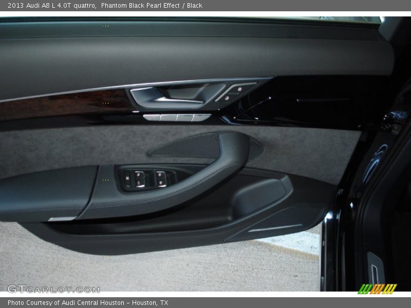 Phantom Black Pearl Effect / Black 2013 Audi A8 L 4.0T quattro