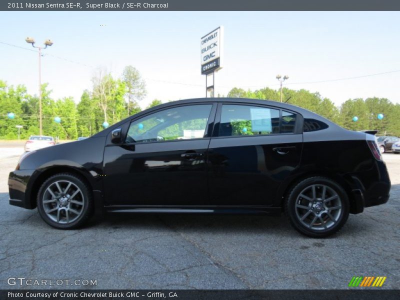 Super Black / SE-R Charcoal 2011 Nissan Sentra SE-R