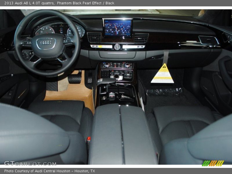 Phantom Black Pearl Effect / Black 2013 Audi A8 L 4.0T quattro