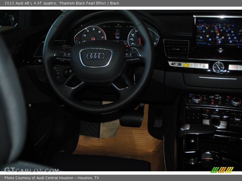 Phantom Black Pearl Effect / Black 2013 Audi A8 L 4.0T quattro