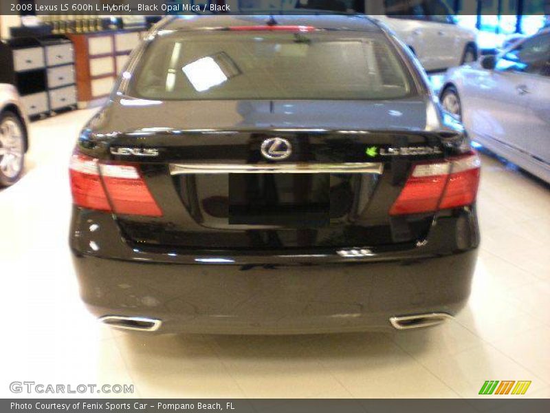 Black Opal Mica / Black 2008 Lexus LS 600h L Hybrid