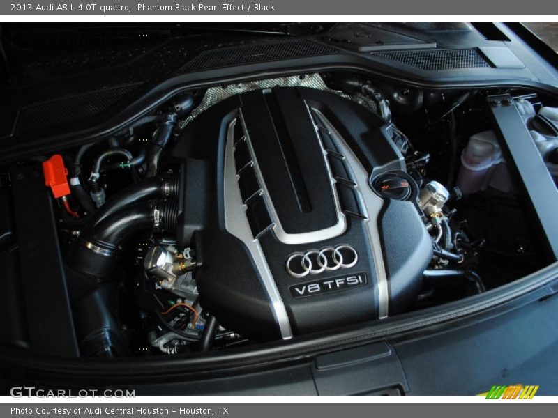 Phantom Black Pearl Effect / Black 2013 Audi A8 L 4.0T quattro