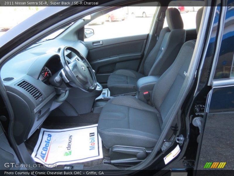  2011 Sentra SE-R SE-R Charcoal Interior