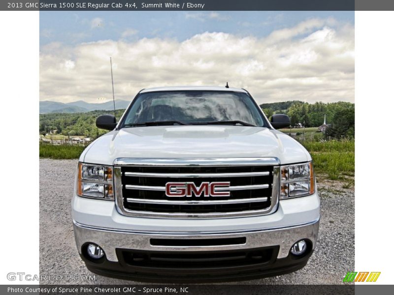  2013 Sierra 1500 SLE Regular Cab 4x4 Summit White