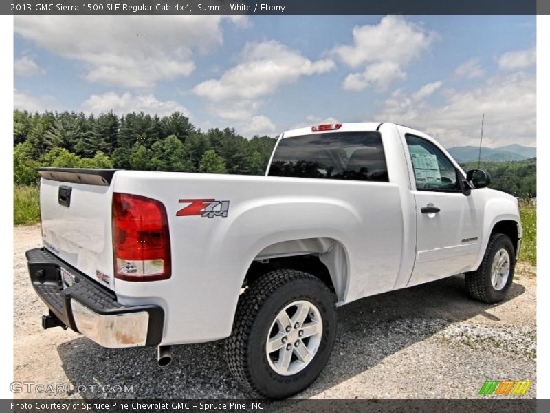  2013 Sierra 1500 SLE Regular Cab 4x4 Summit White