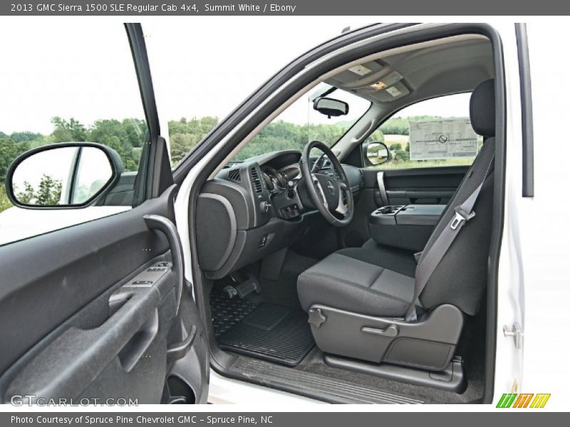 Summit White / Ebony 2013 GMC Sierra 1500 SLE Regular Cab 4x4